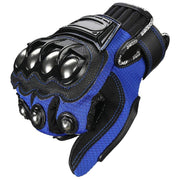 Bike Riding Gloves with Touch Screen Sensitivity Riding Full Gloves Riding Gloves  (Blue & Black)