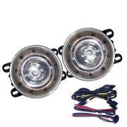 Car High Power 9 DRL LED DDEL Fog Light (Set of 2 Pcs)