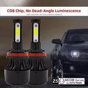 Auto Pearl H8/H9/H16 80W LED Foglight with Better Heat Dissipation 6000K, 3500LM Water Resistant White Light compatible with All Cars (Pack of 2)