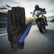 Bike Riding Gloves with Touch Screen Sensitivity Riding Full Gloves Riding Gloves  (Blue & Black)