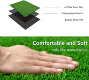 Waterproof Artificial Grass Mat for Balcony | Green Grass Carpet for Balcony | All-Weather Home and Office