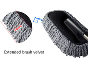 Microfiber Duster with Extendable Handle for Car Cleaning Kitchen Brush Dusting Tool Handle Duster Pack of 1