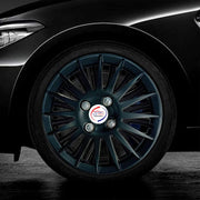 Auto Pearl - Car Full Black Wheel Cover Caps 12 Press Type Fitting - Zen