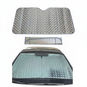 Car Windshield 5-Layer and 3-Layer Sun Shade Front Window Sunshade Cover Blocks UV Rays Reflecting Foldable Aluminum Sunshade