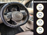 Ring Type Car Steering Wheel Cover (Ultimate Shine Black Full) for - All Car