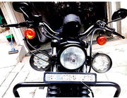 9 LED Round Fog Light 4 Inch Waterproof Flood Lamp with Mounting Brackets for Cars and Motorcycle (27W, White Light)