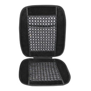 Car Seat Cover Wooden Beads Velvet for Car Wooden Acupressure Natural Beige Color, Universal Fit for All Cars