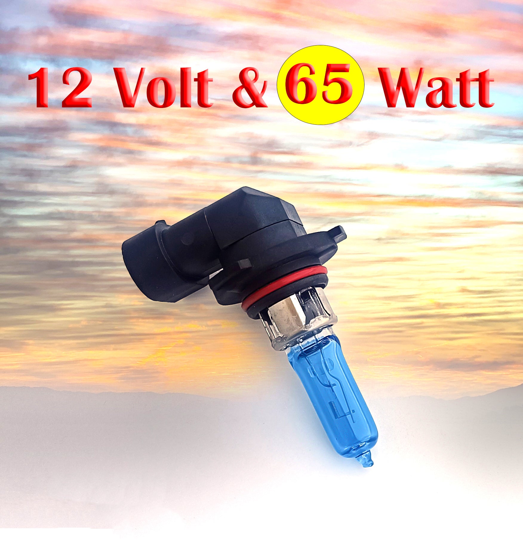 Auto Pearl Sapphire Series 9005 Cool Blue Halogen Head Light Bulb (65W, 12V) Compatible for most of the Cars