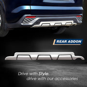 Bumper Diffuser (Front & Rear) Set Reflector Imported Quality Compatible with Innova Hycross