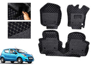 7D Car Floor Mats Luxury Leatherite 7D-Car Floor Mat with Velcro-Tape
