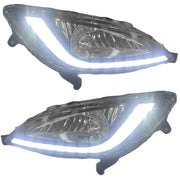 Auto Pearl Fog Lamp Set For Hyundai I20 With DRL LED Indicator Complete Kit (2012-2014) Type-2 (Set of 2)