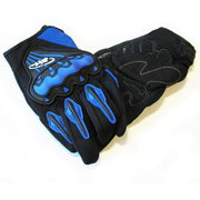 Bike Riding Gloves with Touch Screen Sensitivity Riding Full Gloves Riding Gloves  Blue with Black