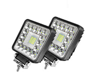 Auto Pearl Front fog lights 4Inch 41LED 12V-16W Work Light Headlight Motorcycle Driving Fog Lamp Spotlight compatible with All Bikes and Cars