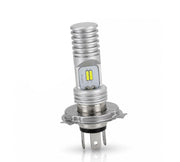 Auto Pearl HS1 H4 LED Motorcycle Headlight Bulb 15W Hi/Low Beam, Super Bright White Light, Dual Side COB LED Chip, Heat Sink, compatible with All Bike (Pack of 1)