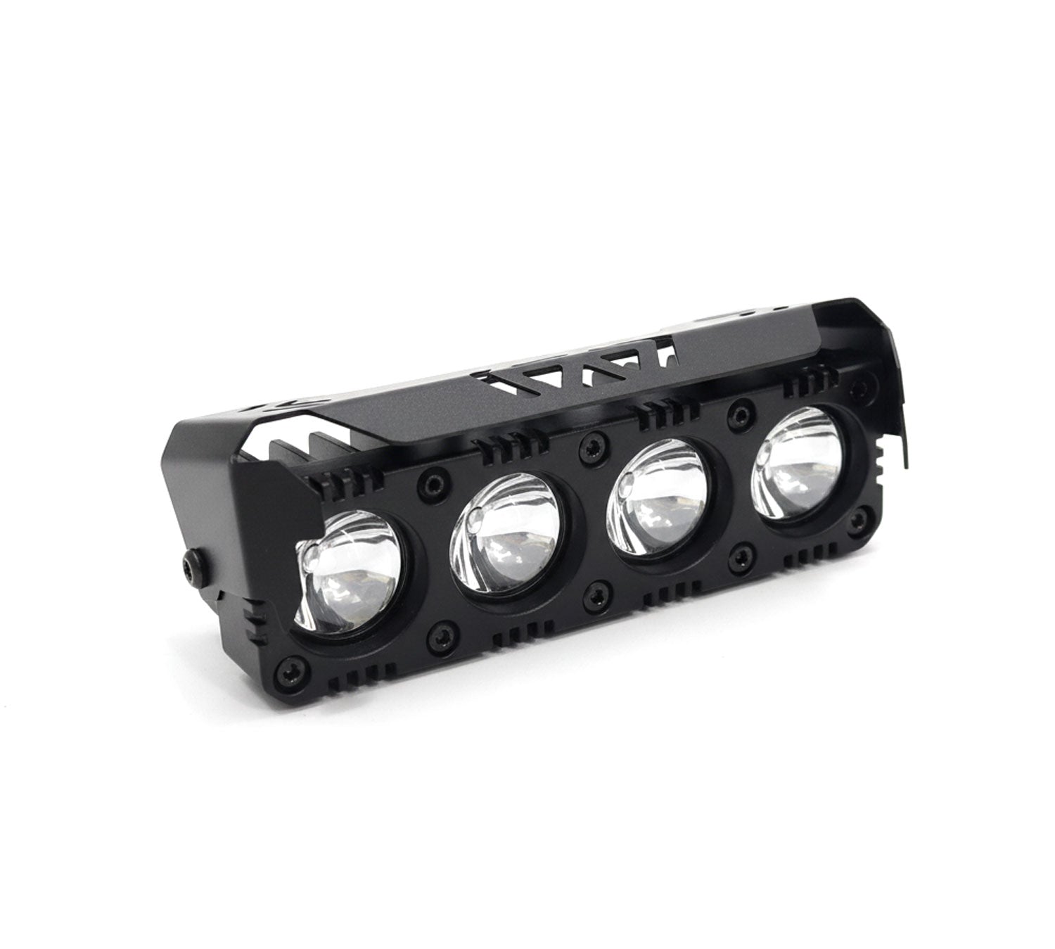 Auto Pearl Motorcycle 4-Projector Lens Driving Lights Yellow / White LED Spot light 25W, 12-80V Dual Color Mode Auxiliary Lights compatible with All Bike