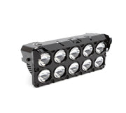 Auto Pearl Motorcycle 10-Lens Driving Lights Flasher Yellow, White with Red-Blue Led light, 48W, 12-80V Auxiliary Lights compatible with All Bike