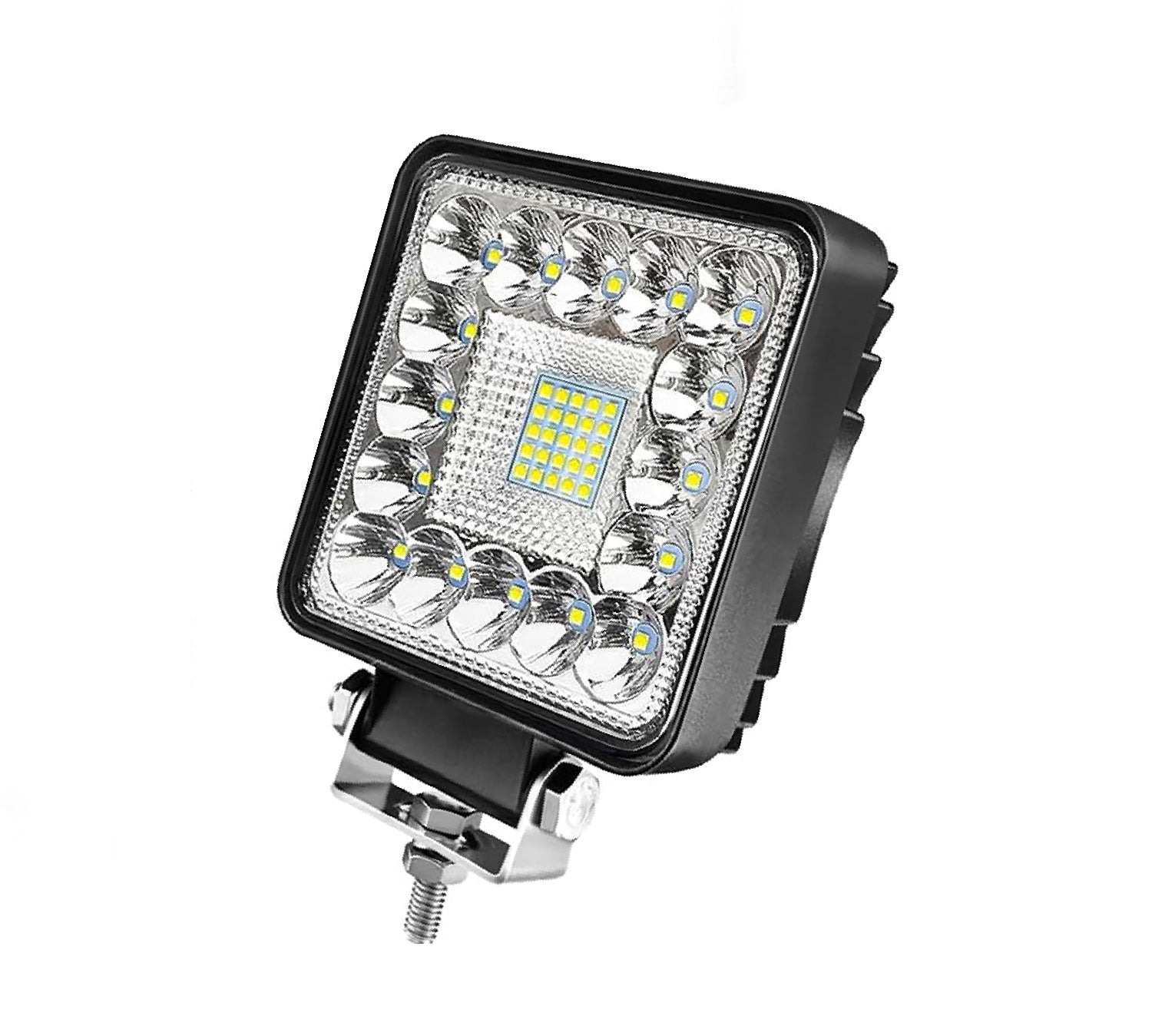 Auto Pearl Front fog lights 4Inch 41LED 12V-16W Work Light Headlight Motorcycle Driving Fog Lamp Spotlight compatible with All Bikes and Cars