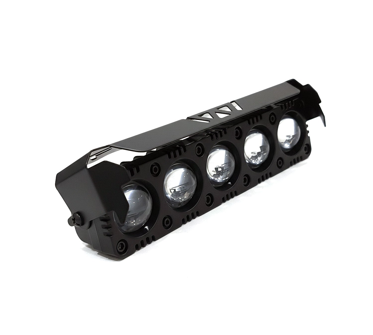 Auto Pearl Motorcycle 5-Projector Lens Driving Lights Yellow / White LED Spot light 30W, 12-80V Dual Color Mode Auxiliary Lights compatible with All Bike