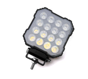 Auto Pearl Square 16Led DRL Motorcycle Foglight, Off-Road Vehicle Light Auxiliary White Lighting 12V-30W Driving Work Light compatible with All Bike and Car