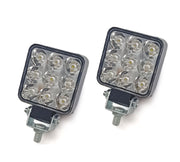 Auto Pearl 6cm 18W Mini Ultra Thin LED Work Light Spot Beam LED Pods Driving Lights 12V-60V Offroad Fog Lamps compatible with All Bike and Car