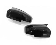 Auto Pearl Batman Style Car Side Mirror Cover Cap, ABS Material, Black, Compatible for All Car (Pack of 2)