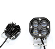 4 LED Super Bright White Flashing light for All Bike (Pack of 1)