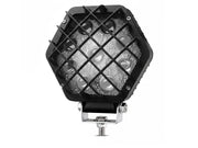Auto Pearl 9 LED Work Light with Protective Grill, 12V-80V DC Auxiliary Driving Light, Spot Flood Beam Off Road Lamp compatible with All Bike and Car