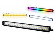 Auto Pearl 85cm LED Light Bar for Car, White, Yellow, 300W RGB Multi Mode, Waterproof High Brightness Driving Fog Light compatible with All Car (Pack of 1)