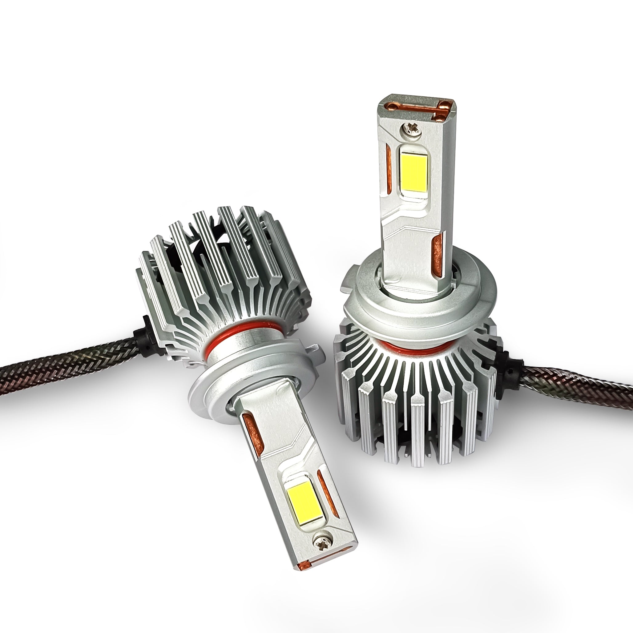 Auto Pearl H7 LED Headlight Bulb for Car 280W 18000LM 6000K (White Light LED Headlight Bulb) compatible with All Car (Pack of 2)