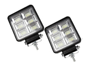 Auto Pearl Front fog lights 4Inch LED Work Light Headlight 12V-15W Driving Fog Lamp Spotlight compatible with All Bike and Car