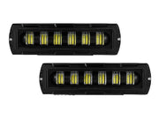 Auto Pearl 6 Inch Auxiliary 20Led Light Bar White, 6D 12V-30W, light Led, White Foglight Work Spot Lights compatible with All Bike and Car (Pack of 2)