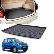 PVC Dustproof, Waterproof, Foldable & Antiskid Car Dicky, Trunk, Boot Mat Dicky Mat (Black)