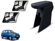 Auto Pearl Premium Car Armrest with Storage Box, High-Density Foam, Nappa Leatherette, No Obstruction to Rear Window Buttons, for Alto 800 2012-2016