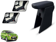 Auto Pearl Premium Car Armrest with Storage Box, High-Density Foam, Nappa Leatherette, No Obstruction to Rear Window Buttons, for Alto 800 2016-2019