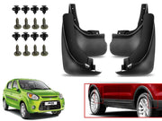 O.E Type Custom Front and Rear Mud Flap Guard (Set of 4 Pcs) | Compatible with MARUTI | Black