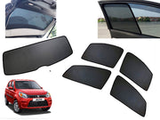 Z-Black Car Window Plug-in Half Sun Shades & Rear Dicky Curtain (Combo) for Maruti