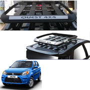 Car Roof Quest Luggage (4x 4) Frame Aluminum Roof Frame Universal Roof Frame Travel Frame Load Frame Load Over 100 kg Roof Shelves Luggage Box Roof Rack (Black)