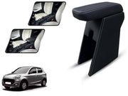 Auto Pearl Premium Car Armrest with Storage Box, High-Density Foam, Nappa Leatherette, No Obstruction to Rear Window Buttons, for Alto K10 2021-2025