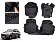 7D Car Floor Mats Luxury Leatherite 7D-Car Floor Mat with Velcro-Tape