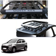 Car Roof Quest Luggage (4x 4) Frame Aluminum Roof Frame Universal Roof Frame Travel Frame Load Frame Load Over 100 kg Roof Shelves Luggage Box Roof Rack (Black)