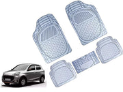 Heavy Duty Transparent 4Pcs PVC Rubber 6204 Clear Car Mat
