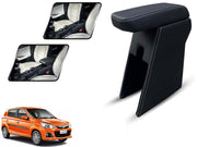 Auto Pearl Premium Car Armrest with Storage Box, High-Density Foam, Nappa Leatherette, No Obstruction to Rear Window Buttons, for Alto K10 2010 New 2014