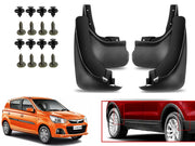 O.E Type Custom Front and Rear Mud Flap Guard (Set of 4 Pcs) | Compatible with MARUTI | Black