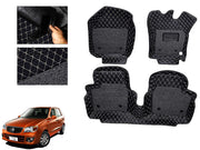 7D Car Floor Mats Luxury Leatherite 7D-Car Floor Mat with Velcro-Tape