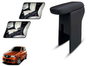 Auto Pearl Premium Car Armrest with Storage Box, High-Density Foam, Nappa Leatherette, No Obstruction to Rear Window Buttons, for Alto-K10 2010-2013