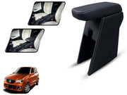 Auto Pearl Premium Car Armrest with Storage Box, High-Density Foam, Nappa Leatherette, No Obstruction to Rear Window Buttons, for Alto-K10 2010-2013