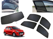 Z-Black Car Window Plug-in Half Sun Shades & Rear Dicky Curtain (Combo) for Maruti