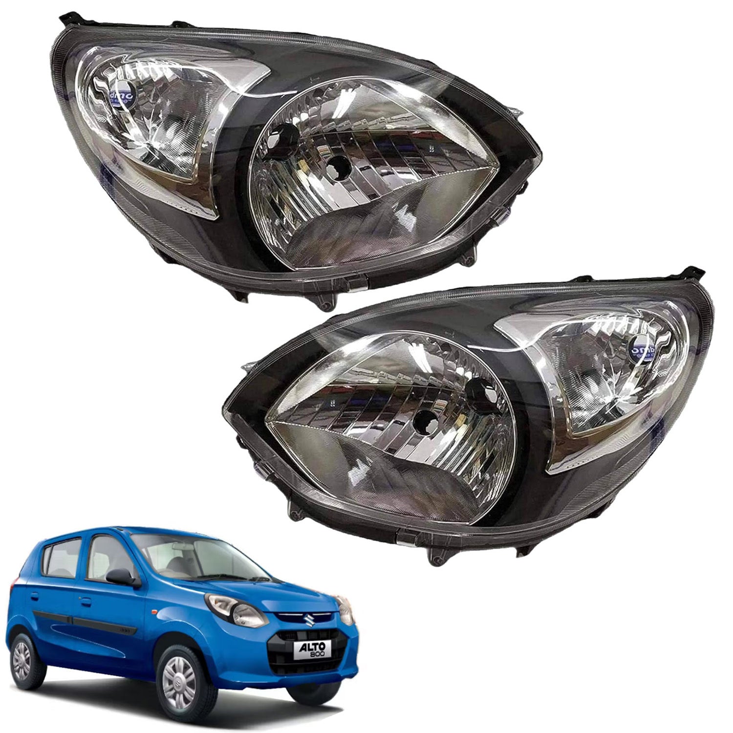 Auto Pearl Headlight assembly for Maruti Suzuki Alto 800 Type-1, 2012-2015