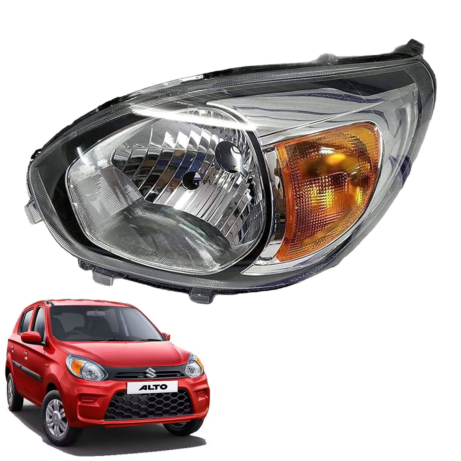 Auto Pearl Headlight assembly for Maruti Suzuki Alto 800 Type-2, 2016-2025