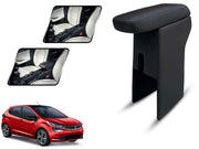 Auto Pearl Premium Car Armrest with Storage Box, High-Density Foam, Nappa Leatherette Black with double Stitching, No Obstruction to Rear Window Buttons, for Altroz